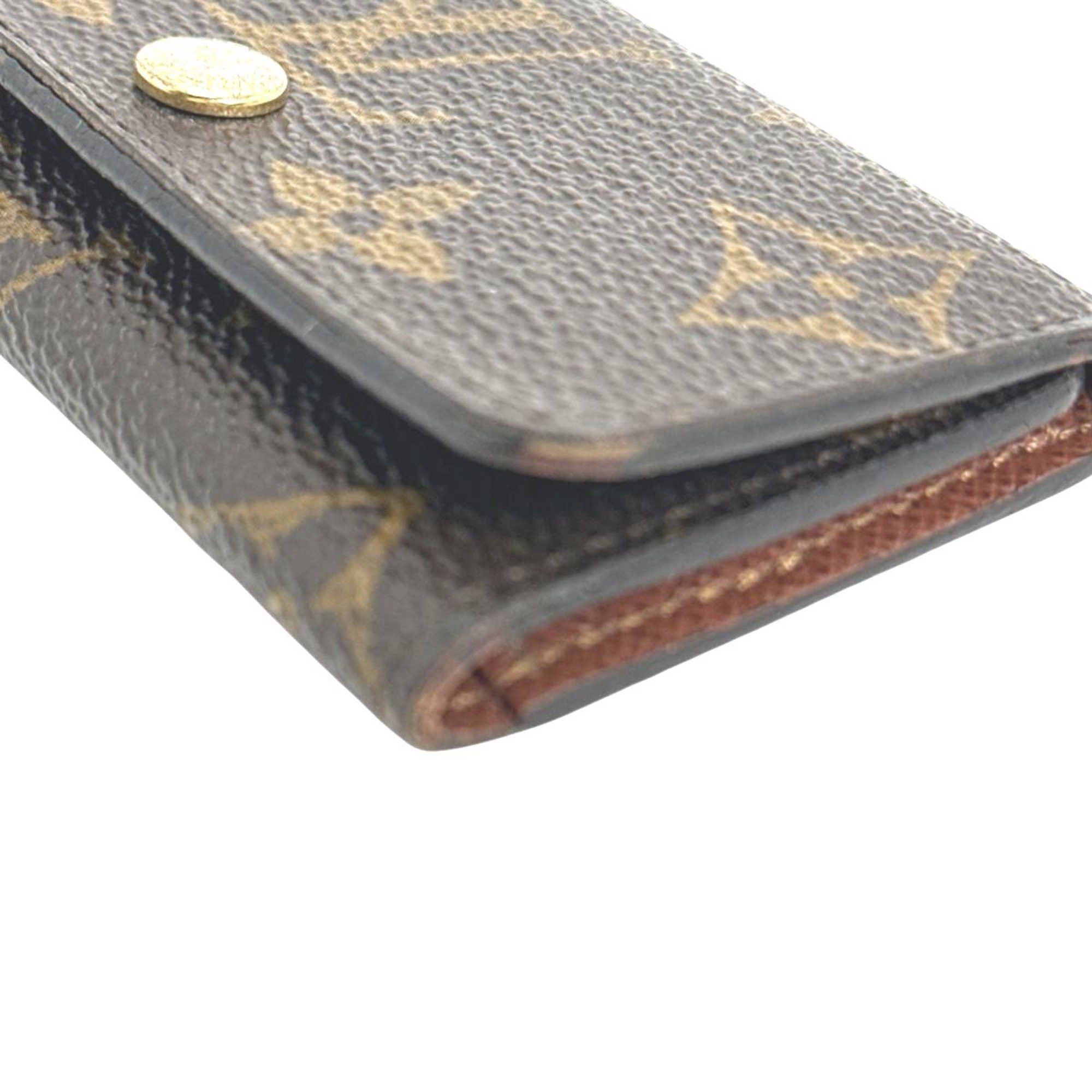 Louis Vuitton Louis Vuitton Key Case 4 Monogram Multicle Canvas M62631 Brown Size ONE SIZE - 4 Thumbnail