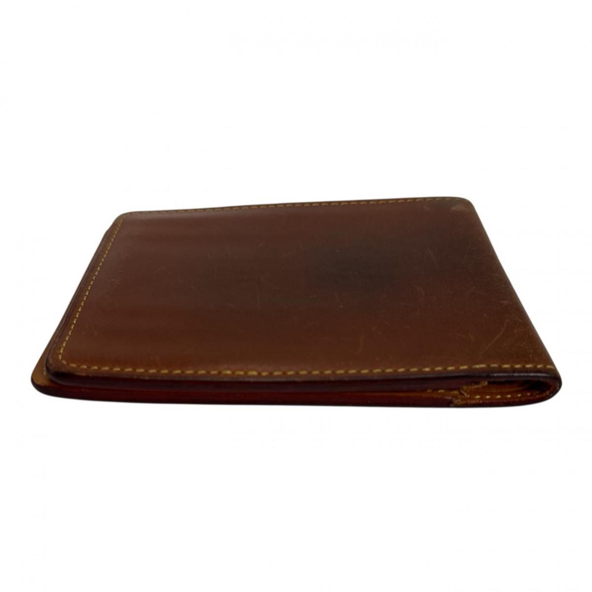 Louis Vuitton Louis Vuitton Bi-fold wallet Porte-Vieux Cartes de Credit Nomad Leather M85015 Brown Size ONE SIZE - 3 Thumbnail