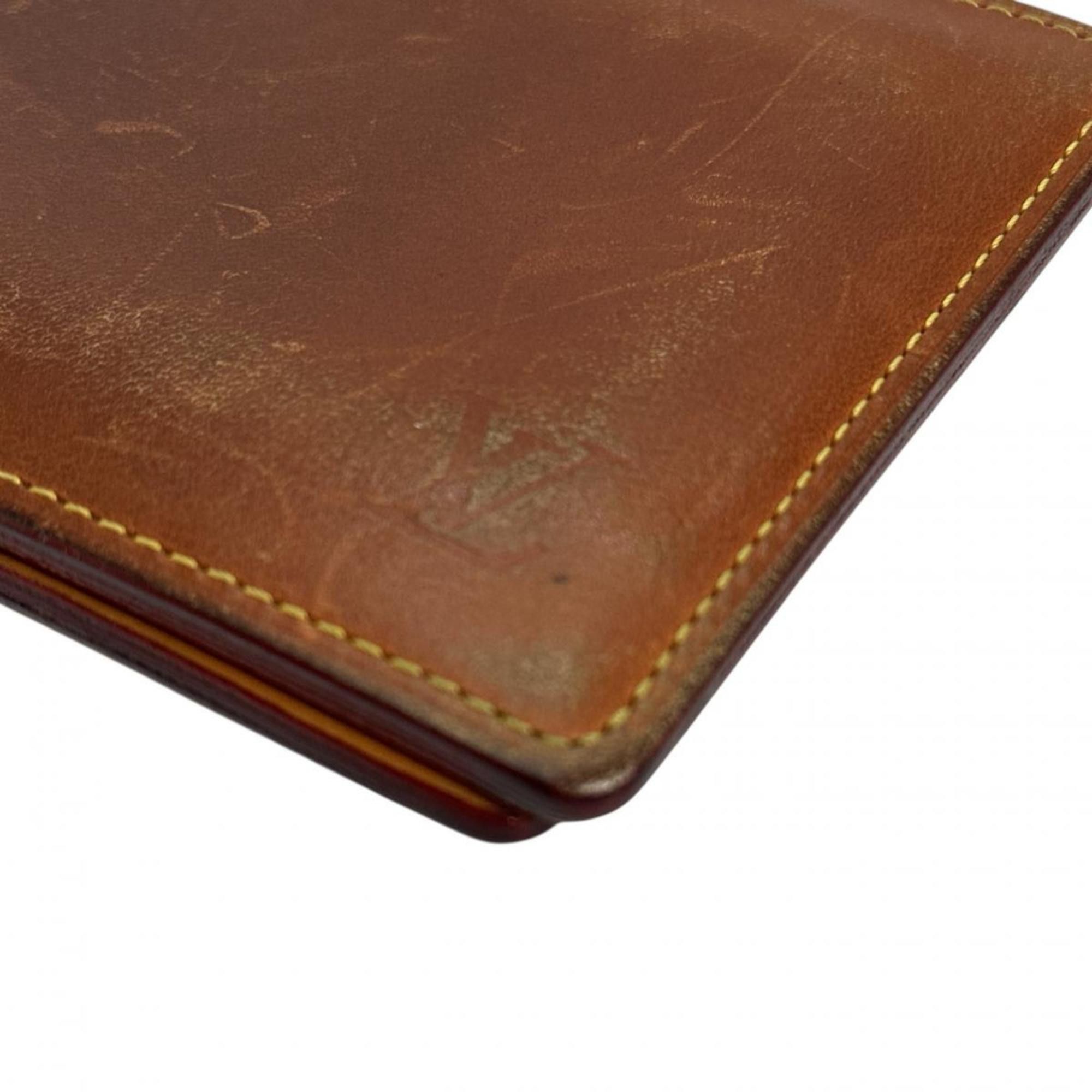 Louis Vuitton Louis Vuitton Bi-fold wallet Porte-Vieux Cartes de Credit Nomad Leather M85015 Brown Size ONE SIZE - 4 Thumbnail