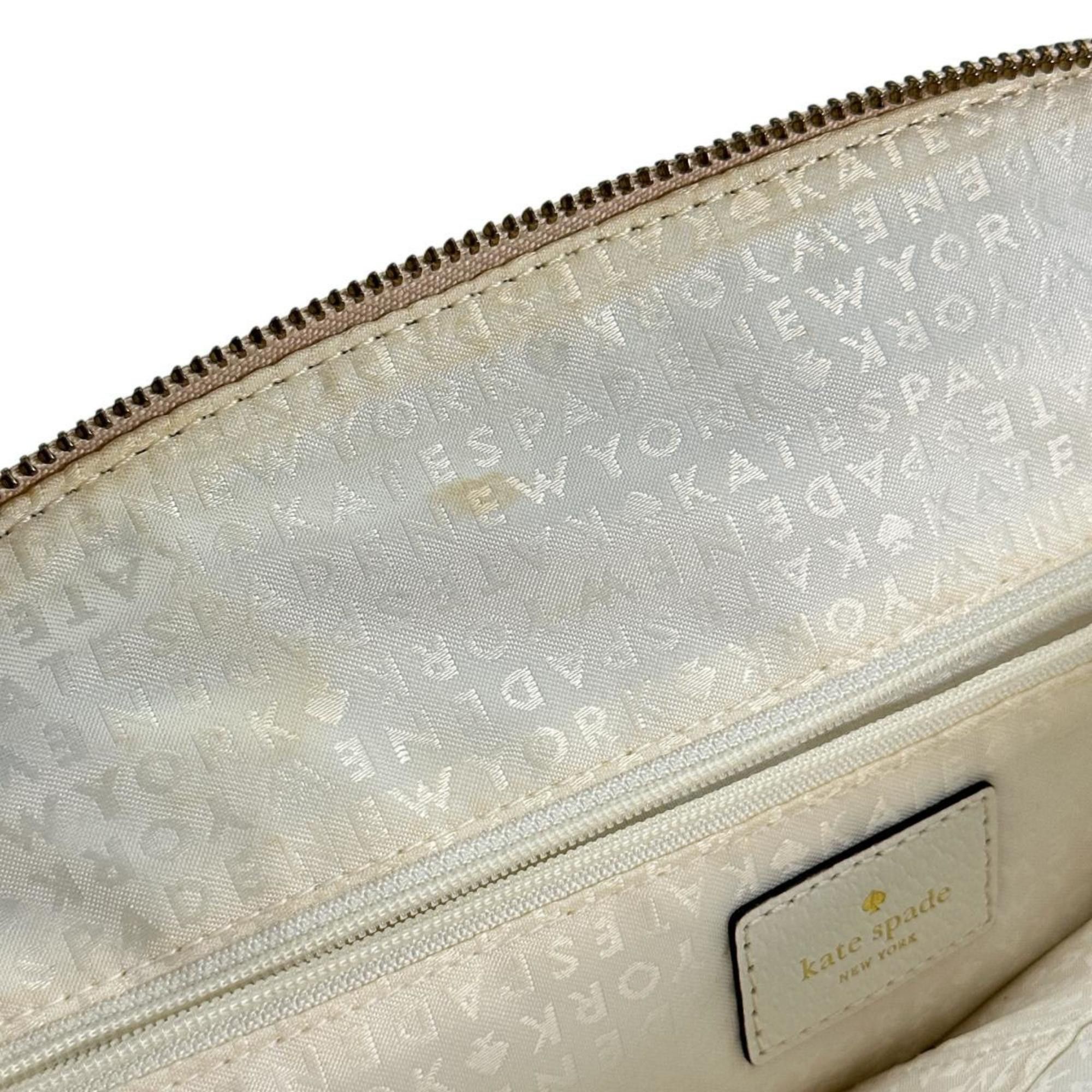 Kate Spade Kate Spade Handbag 2WAY Bag Leather Beige Size ONE SIZE - 14 Thumbnail