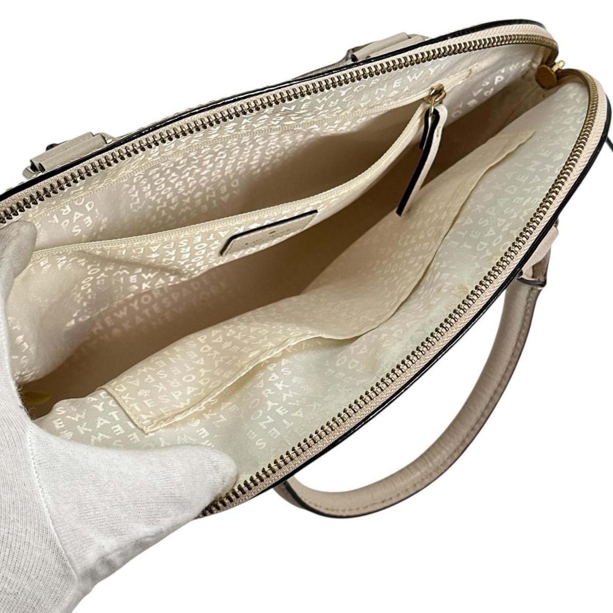 Kate Spade Kate Spade Handbag 2WAY Bag Leather Beige Size ONE SIZE - 17 Thumbnail