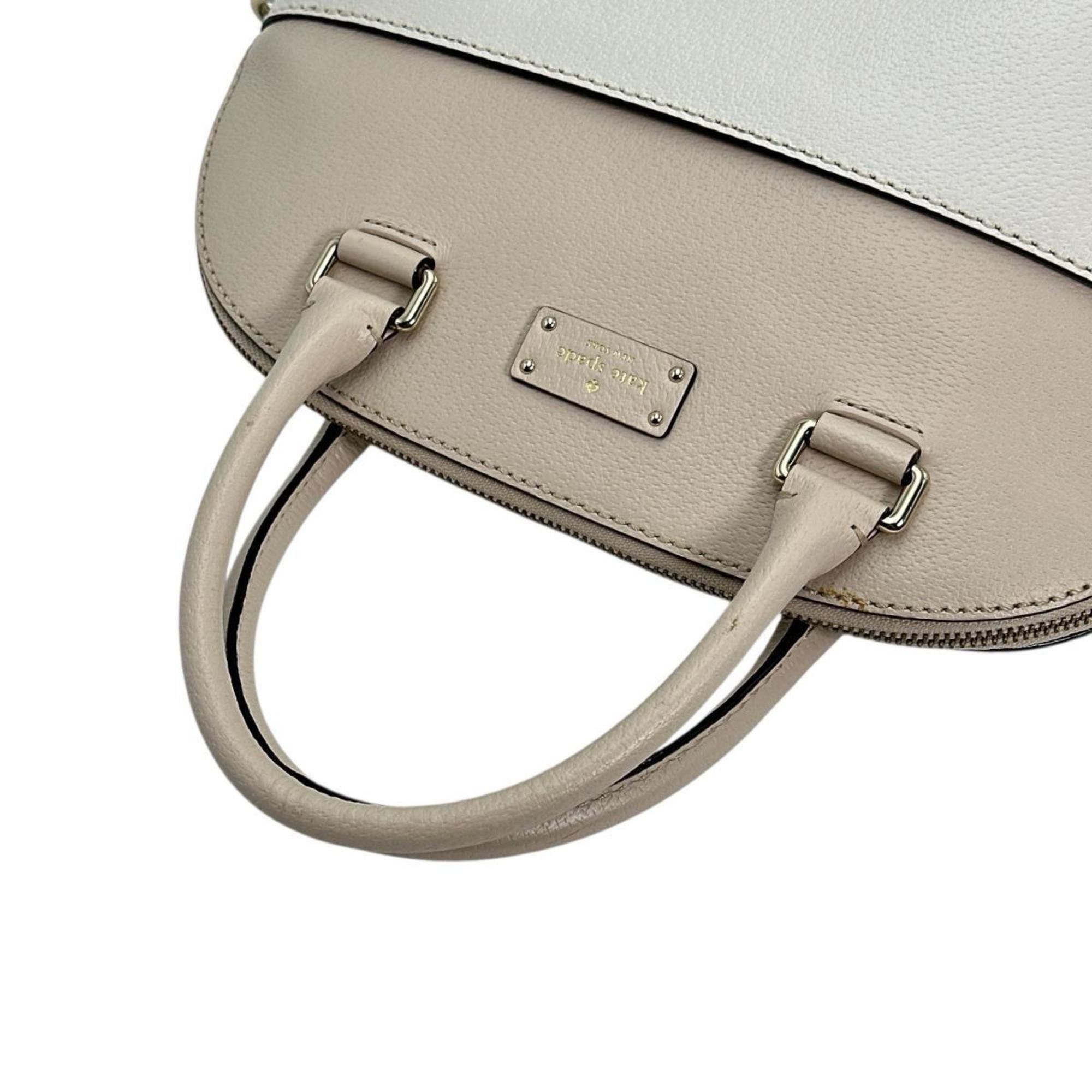 Kate Spade Kate Spade Handbag 2WAY Bag Leather Beige Size ONE SIZE - 7 Thumbnail
