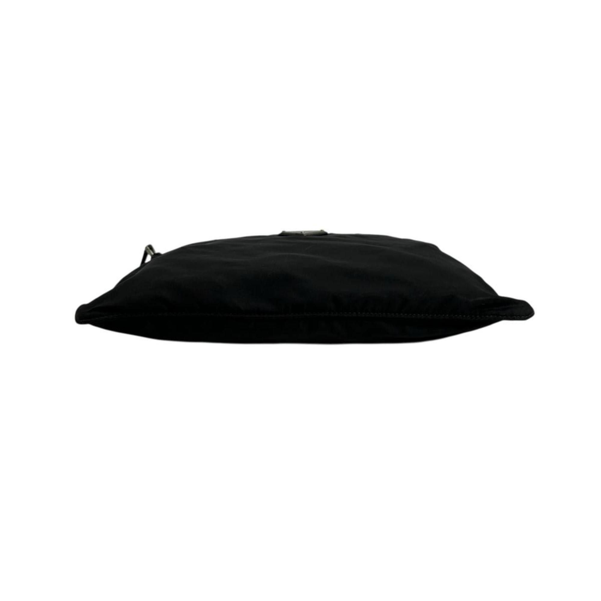Prada PRADA Shoulder Bag Body Triangle Logo Nylon Black Size ONE SIZE - 3 Thumbnail