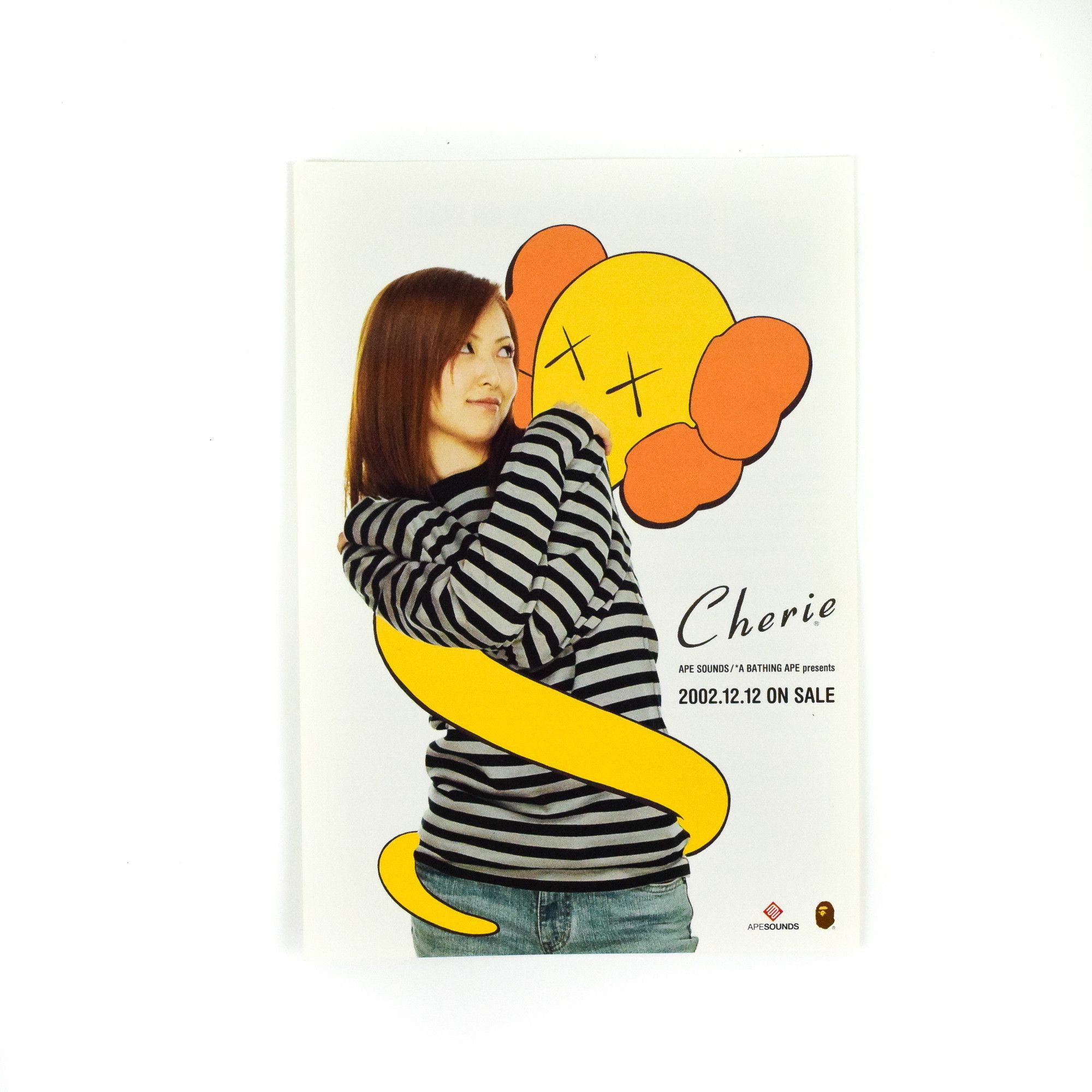 KAWS × cherie × ape sounds CD & Poster Set a bathing ape