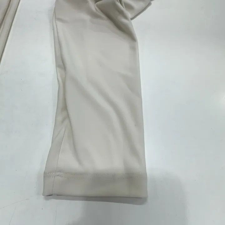 Max Mara Maxmara Comfortable Casual White Long Pants 0079 Size 22" - 6 Thumbnail