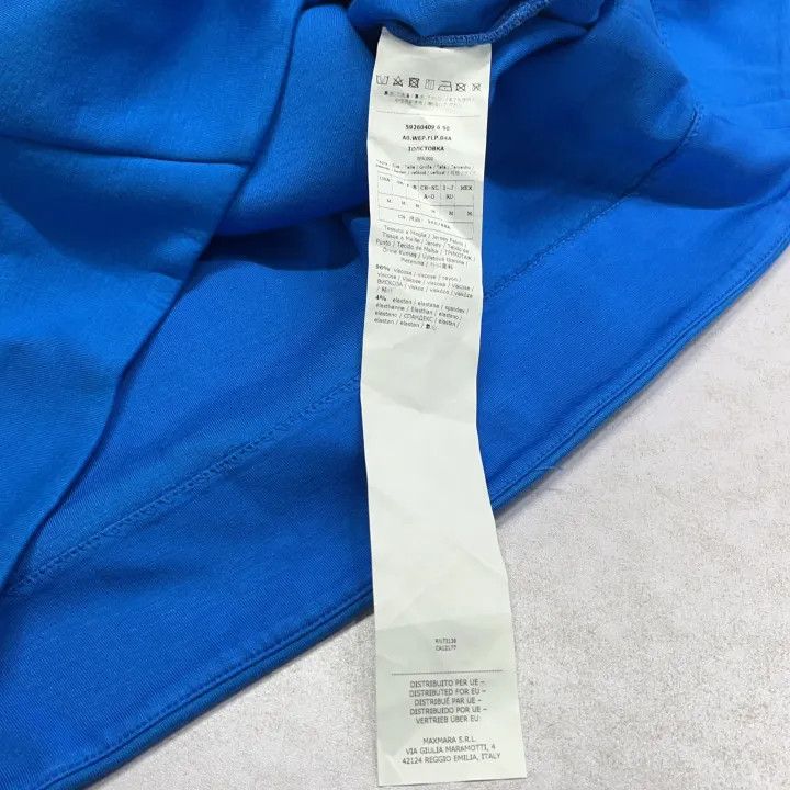 Max Mara Maxmara Blue Hooded Sweatshirt for Women 0079 Size M / US 6-8 / IT 42-44 - 2 Thumbnail