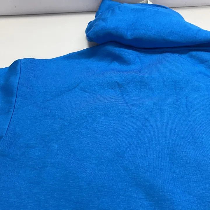 Max Mara Maxmara Blue Hooded Sweatshirt for Women 0079 Size M / US 6-8 / IT 42-44 - 6 Thumbnail