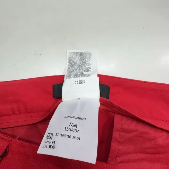Max Mara Maxmara Casual Red Straight-Leg Trousers 0079 Size 36" / US 14 / IT 50 - 5 Thumbnail