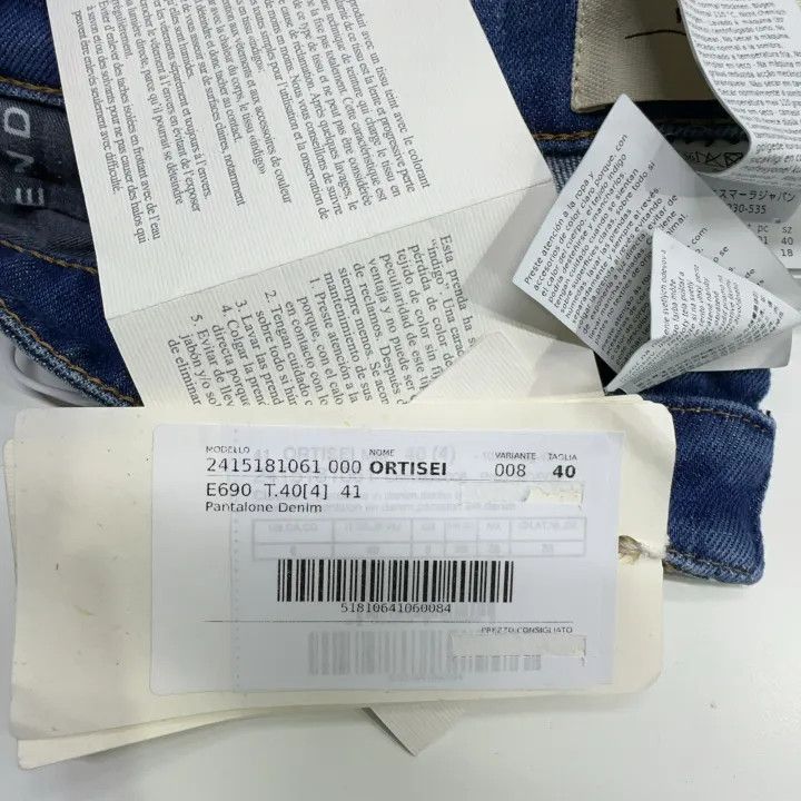 Max Mara WEEKEND MaxMara Blue Loose High-Waist Jeans 0079 Size 40" / US 18 - 7 Thumbnail