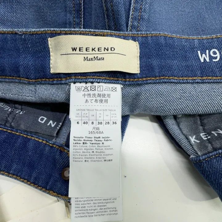 Max Mara WEEKEND MaxMara Blue Loose High-Waist Jeans 0079 Size 40" / US 18 - 4 Thumbnail