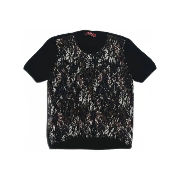 Max Mara Max Mara Casual Knitted Short Sleeve Top 0079 Size M / US 6-8 / IT 42-44 - 2 Thumbnail