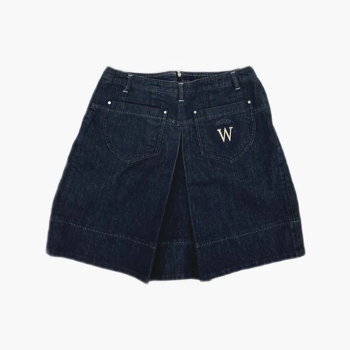 Max Mara WEEKEND MaxMara Stylish Versatile Denim Skirt 0079 Size 42" / US 20 - 3 Thumbnail