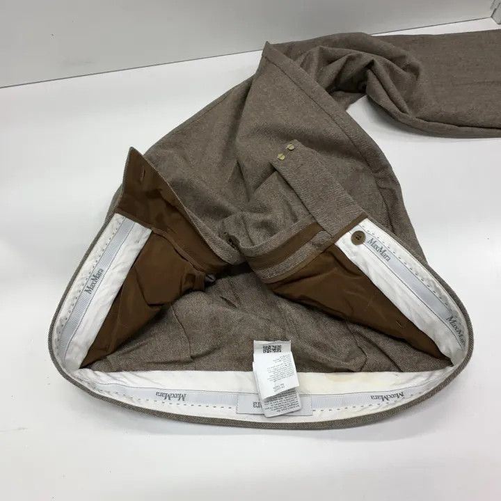 Max Mara Maxmara Casual Solid Wide-Leg Trousers 0079 Size 40" / US 18 - 6 Thumbnail