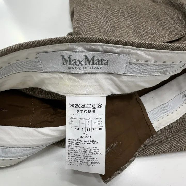 Max Mara Maxmara Casual Solid Wide-Leg Trousers 0079 Size 40" / US 18 - 4 Thumbnail