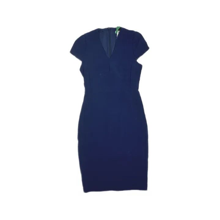 Max Mara MaxMara Elegant Form-Fitting Dress in Navy 0079 Size S / US 4 / IT 40 - 2 Thumbnail