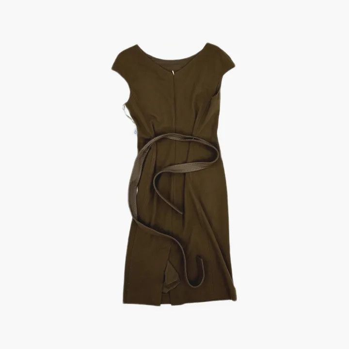 Max Mara Maxmara Casual Stylish Solid Color Dress 0079 Size M / US 6-8 / IT 42-44 - 3 Thumbnail