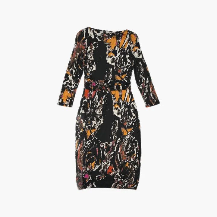 Max Mara MaxMara Stylish Long Sleeve Dress 0079 Size M / US 6-8 / IT 42-44 - 3 Thumbnail