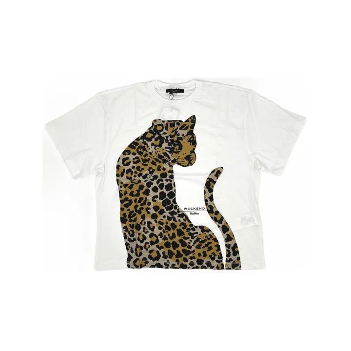 Max Mara Maxmara Casual Print Short Sleeve Tee 0079 Size XL / US 12-14 / IT 48-50 - 2 Thumbnail