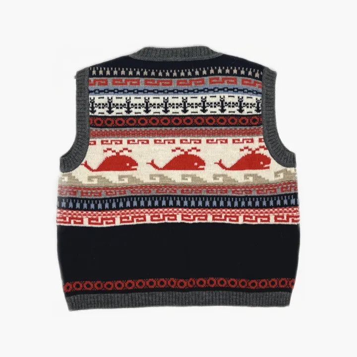 Max Mara WEEKEND MaxMara Animal Pattern Knit Vest 0079 Size XS / US 0-2 / IT 36-38 - 3 Thumbnail