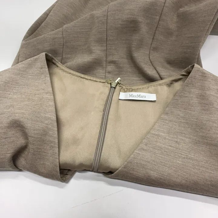 Max Mara Maxmara Stylish Plain Casual Dress 0079 Size M / US 6-8 / IT 42-44 - 7 Thumbnail