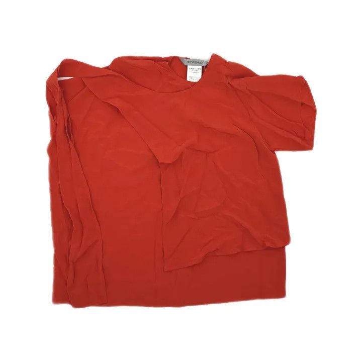 Max Mara Max Mara Casual Red T-Shirt for Women 0079 Size S / US 4 / IT 40 - 2 Thumbnail