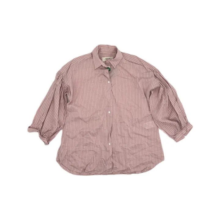 Max Mara Maxmara Striped Button-Up Long Sleeve Shirt 0079 Size S / US 4 / IT 40 - 2 Thumbnail