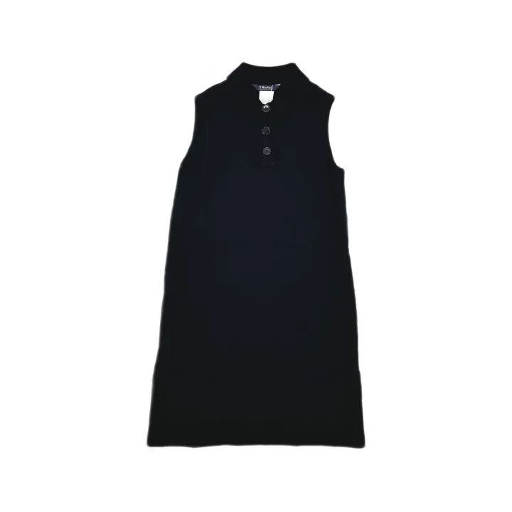 Max Mara Maxmara Stylish Sleeveless Dress in Black 0079 Size L / US 10 / IT 46 - 2 Thumbnail
