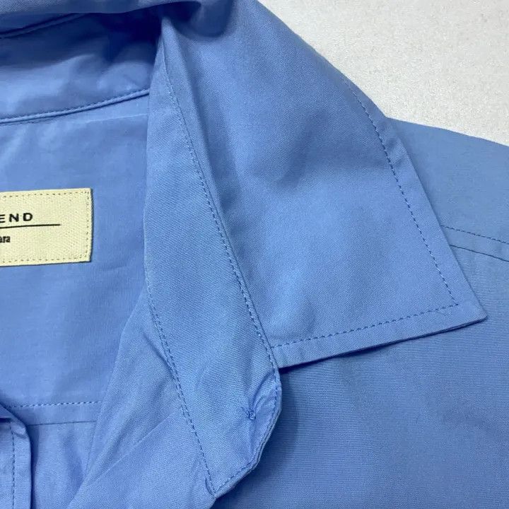 Max Mara Maxmara Classic Long Sleeve Shirt in Blue 0079 Size M / US 6-8 / IT 42-44 - 12 Thumbnail