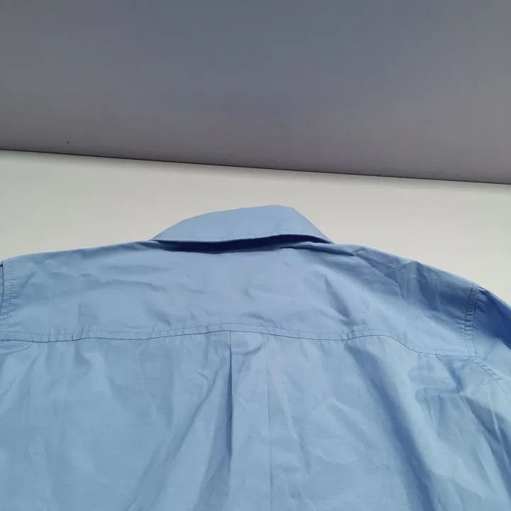 Max Mara Maxmara Classic Long Sleeve Shirt in Blue 0079 Size M / US 6-8 / IT 42-44 - 7 Thumbnail