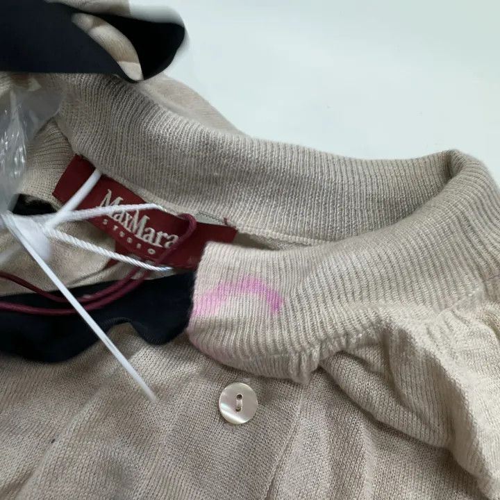 Max Mara Maxmara Lightweight Button-Up Knit Sweater 0079 Size S / US 4 / IT 40 - 8 Thumbnail