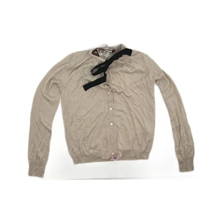 Max Mara Maxmara Lightweight Button-Up Knit Sweater 0079 Size S / US 4 / IT 40 - 2 Thumbnail