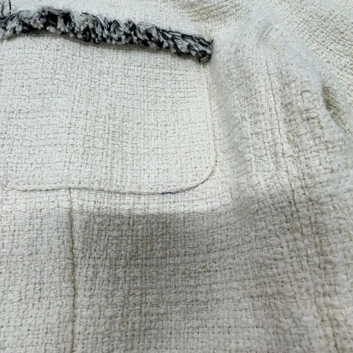 Max Mara Maxmara Women's Fringe Trim Short Jacket 0079 Size L / US 10 / IT 46 - 13 Thumbnail