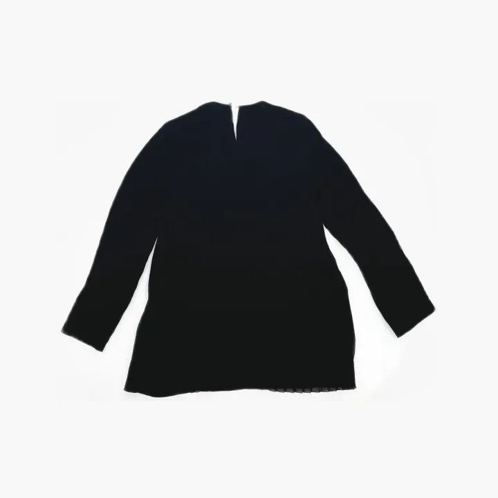 Max Mara Maxmara Casual Solid Long Sleeve T-Shirt 0079 Size S / US 4 / IT 40 - 3 Thumbnail