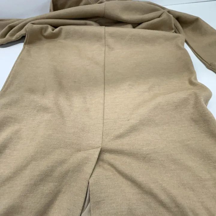 Max Mara Maxmara Stylish Beige High Neck Dress 0079 Size M / US 6-8 / IT 42-44 - 7 Thumbnail
