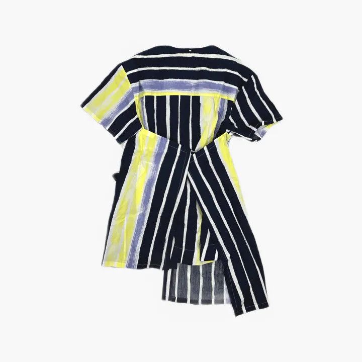 Max Mara Maxmara Stylish Irregular Short Sleeve Dress 0079 Size M / US 6-8 / IT 42-44 - 3 Thumbnail