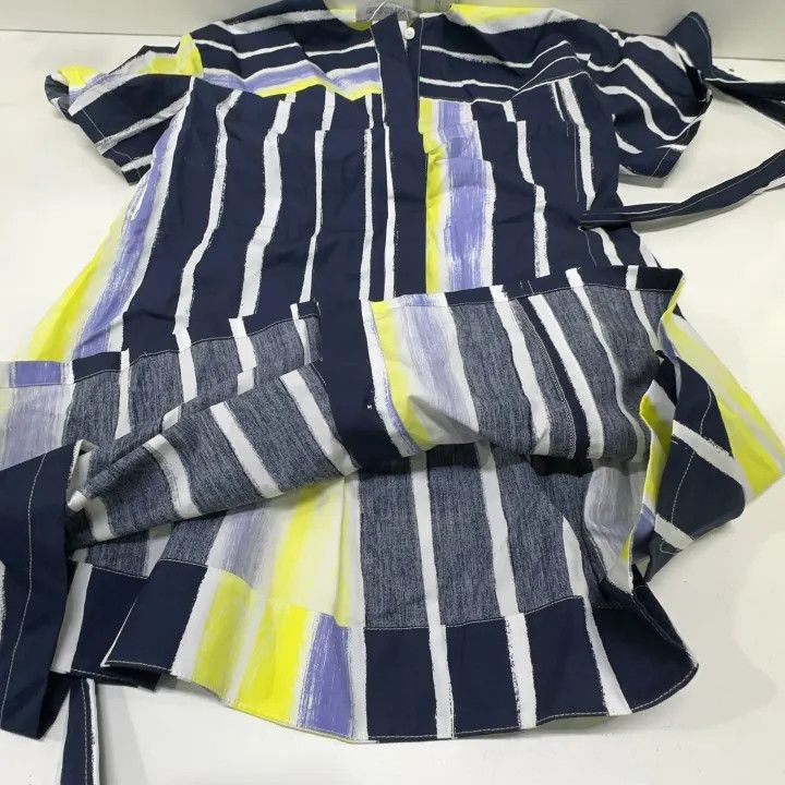 Max Mara Maxmara Stylish Irregular Short Sleeve Dress 0079 Size M / US 6-8 / IT 42-44 - 11 Thumbnail