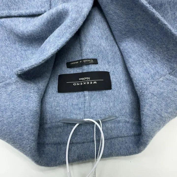 Maxmara Stylish Simple Blue Blazer 0079