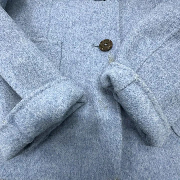 Maxmara Stylish Simple Blue Blazer 0079