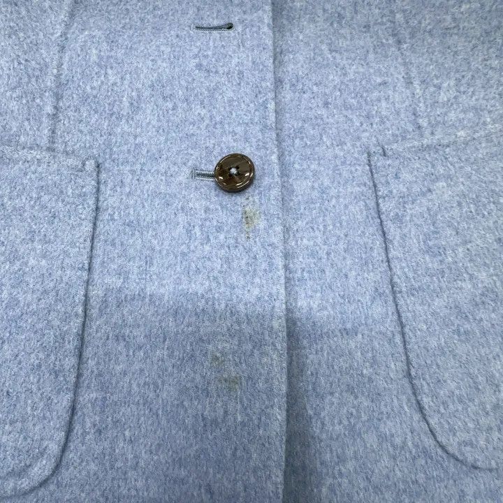 Maxmara Stylish Simple Blue Blazer 0079