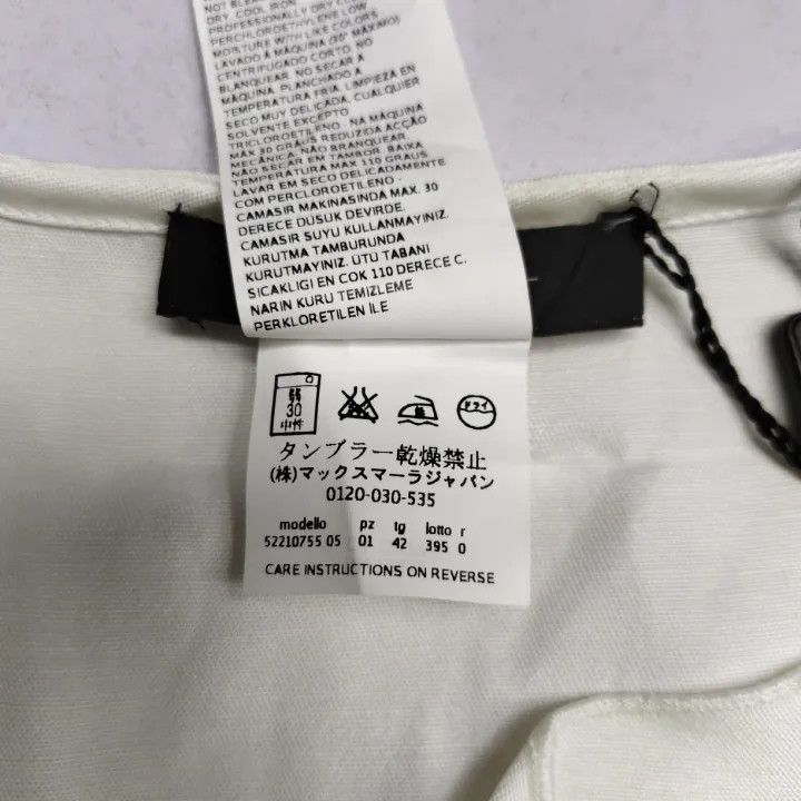 Max Mara MaxMara Sleeveless Elegant White Dress 0079 Size M / US 6-8 / IT 42-44 - 3 Thumbnail