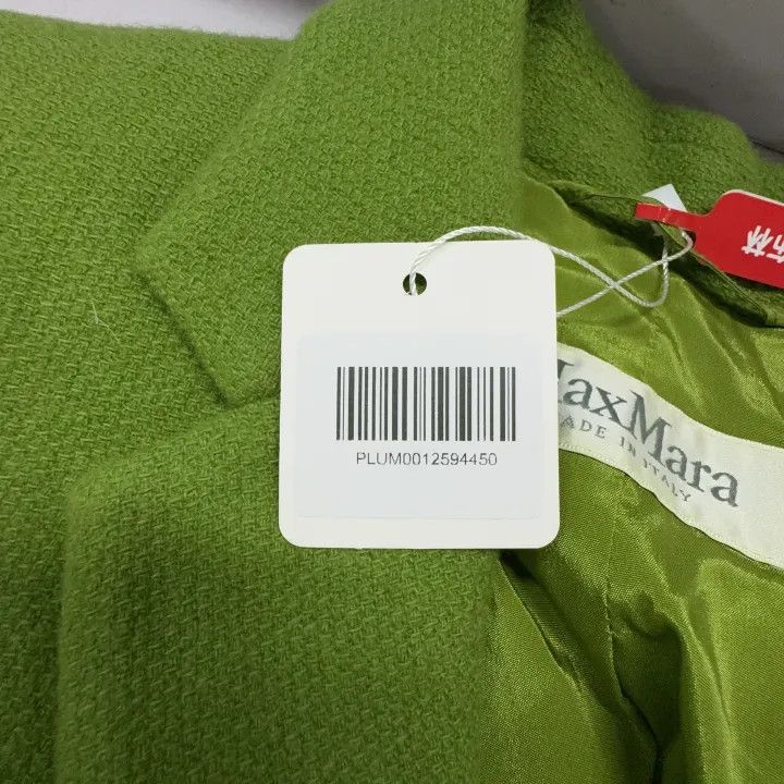 Max Mara Maxmara Green Single-Button Long Sleeve Blazer 0079 Size M / US 6-8 / IT 42-44 - 4 Thumbnail
