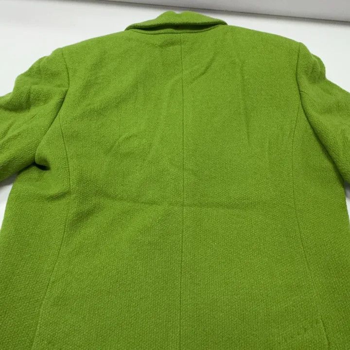 Max Mara Maxmara Green Single-Button Long Sleeve Blazer 0079 Size M / US 6-8 / IT 42-44 - 5 Thumbnail