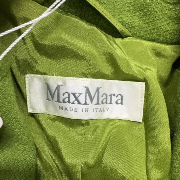 Max Mara Maxmara Green Single-Button Long Sleeve Blazer 0079 Size M / US 6-8 / IT 42-44 - 2 Thumbnail