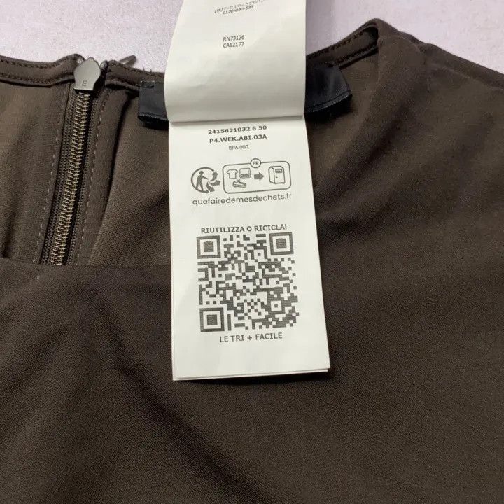 Max Mara Max Mara Casual Dress in Coffee Brown 0079 Size M / US 6-8 / IT 42-44 - 3 Thumbnail