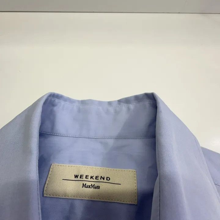 Max Mara WEEKEND MaxMara Casual Striped Long Sleeve Shirt 0079 Size M / US 6-8 / IT 42-44 - 6 Thumbnail