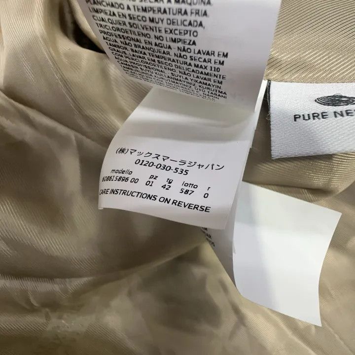 Max Mara Maxmara Casual Fashion Beige Outerwear 0079 Size M / US 6-8 / IT 42-44 - 5 Thumbnail