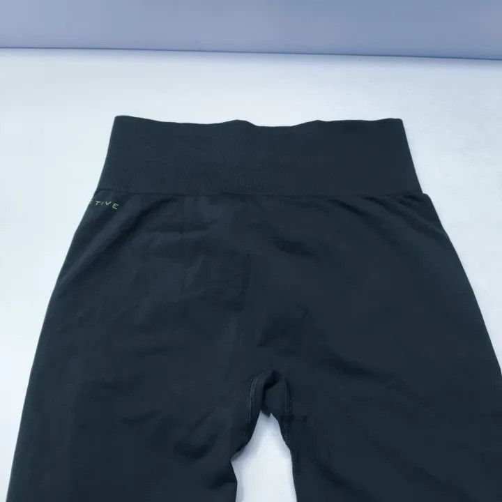 Max Mara Maxmara Black Logo Print Casual Trousers 0079 Size 23" - 7 Thumbnail