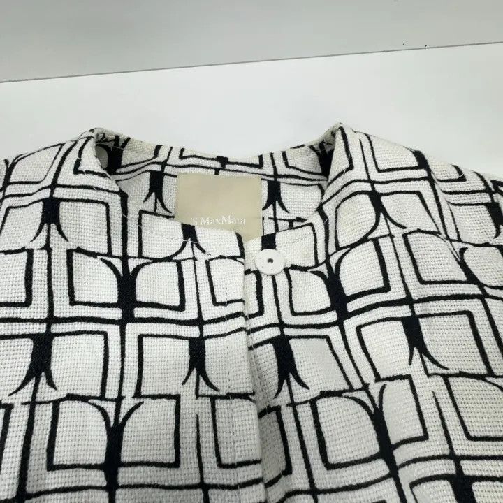 Max Mara Max Mara Stylish Printed Button-Up Jacket 0079 Size S / US 4 / IT 40 - 7 Thumbnail