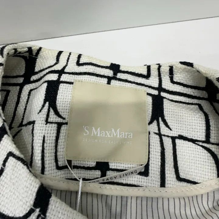 Max Mara Max Mara Stylish Printed Button-Up Jacket 0079 Size S / US 4 / IT 40 - 6 Thumbnail
