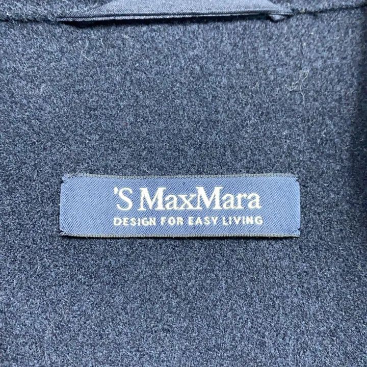 Max Mara Maxmara Blue Comfortable Versatile Coat 0079 Size S / US 4 / IT 40 - 4 Thumbnail